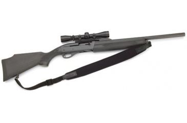 Image of Vero Vellini Wide-Top Rifle Sling, Black Neoprene/Black Leather