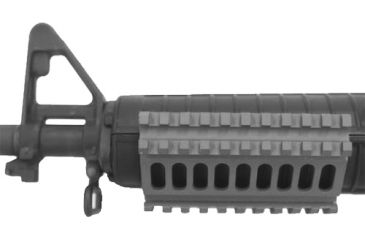 Image of Versa-Pod US Tactical Systems MIL-STD-1913 Picatinny AR-15 Tri-Rail Mount, Aluminum, Black, 150-823