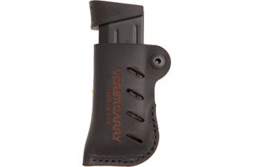 Image of VersaCarry Adjustable OWB Magazine Pouch, Water Buffalo Leather, Black, Single Stack, 71101