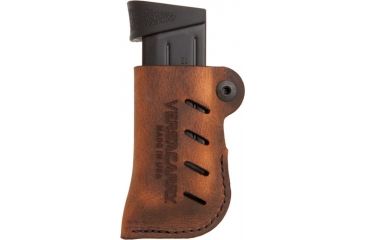Image of VersaCarry Adjustable OWB Magazine Pouch, Water Buffalo Leather, Distressed Brown, Single Stack, 72101
