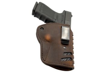 Image of USED Versacarry Compound IWB Holster, Right Hand, Size 1, Distressed Brown, C2111-1, EDEMO1, Used, Condition Fair, Condition Fair, Used