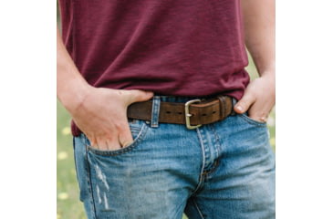 Image of Versacarry Double Ply Belt, 46x1.5in, Water Buffalo, Brown, 50246
