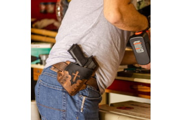 Image of Versacarry Guardian OWB Holster - Arc Angel Underground Edition, Right Hand, Size 2, Distressed Brown, UGA2BRNL
