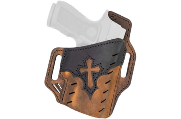 Image of Versacarry Guardian OWB Holster - Arc Angel Underground Edition, Right Hand, Size 2, Distressed Brown, UGA2BRNL