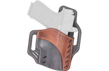 Image of Versacarry Horizon Vintage OWB Holster, Sub Compact/Compact Auto, Size 4, Right, Grey/Tan, UGH4GRY-T