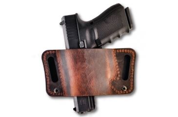 Image of Versacarry Orion IWB/OWB Ambidextrous Holster, Size 2, Distressed Brown, 22102
