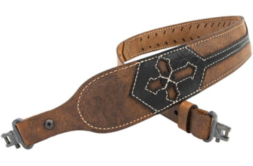 Image of Versacarry Padded Cobra Sling, Arc Angel, Brown Base / Vintage Black Patch, Brown, COB22-B