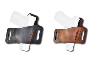 Image of VersaCarry Protector S1 OWB Holster, Black, Distressed Brown