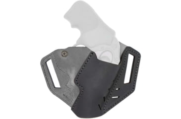 Image of Versacarry Revolver OWB Holster, Right Hand, Grey Base / Black Patch, Sp101 / S&amp;W J Frame / Ruger Lcr, Grey, REV301