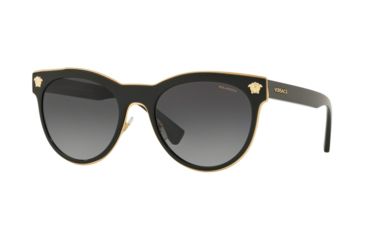 Image of Versace MEDUSA CHARM VE2198 Sunglasses 1002T3-54 - , Polar Grey Gradient Lenses