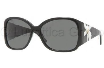 Image of Versace Bifocal Sunglasses VE4171 with Lined Bi-Focal Rx Prescription Lenses VE4171-GB1-87-5915 - Frame Color: Shiny Black, Lens Diameter: 59 mm