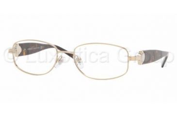 Image of Versace VE 1149 Eyeglasses Styles - Platinum Frame w/Non-Rx 51 mm Diameter Lenses, 1221-5117