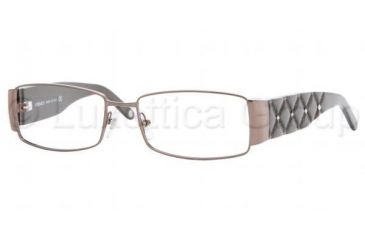 Image of Versace VE 1153B Eyeglasses Styles - Dark Brown Frame w/Non-Rx 51 mm Diameter Lenses, 1234-5116