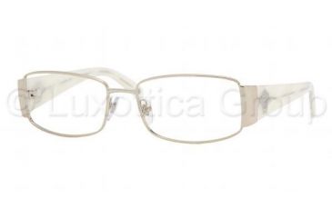 Image of Versace VE 1154 Eyeglasses Styles - Platinum Frame w/Non-Rx 52 mm Diameter Lenses, 1221-5216
