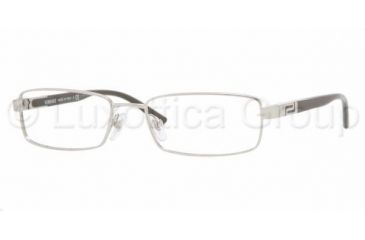 Image of Versace VE 1156 Eyeglasses Styles - Gunmetal Light Frame w/Non-Rx 52 mm Diameter Lenses, 1003-5217