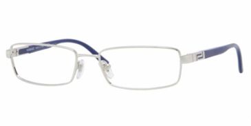Image of Versace VE 1156 Eyeglasses Styles - Silver Frame w/Non-Rx 54 mm Diameter Lenses, 1020-5417