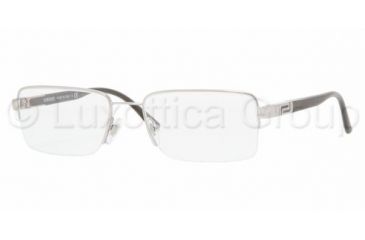Image of Versace VE1157 SV Prescription Eyeglasses - Gunmetal Light Demo Lens Frame / 51 mm Prescription Lenses, 1003-5118