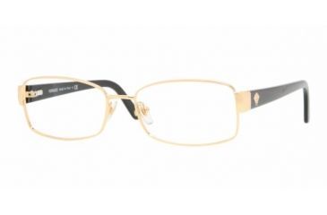 Image of Versace VE 1177 Eyeglasses Styles -  Gold Frame w/Non-Rx 52 mm Diameter Lenses, 1002-5216