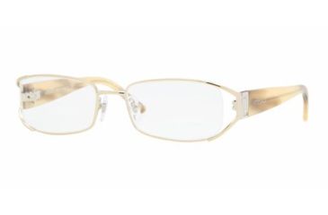 Image of Versace VE 1179 Eyeglasses Styles -  Platinum Frame w/Non-Rx 50 mm Diameter Lenses, 1221-5017
