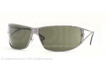 Image of Versace VE2040 Progressive Prescription Sunglasses VE2040-100171-74 - Lens Diameter 74 mm, Frame Color Gunmetal
