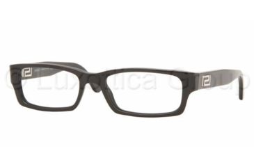 Image of Versace VE3102 Bifocal Eyeglasses - Shiny Black Frame / 52 mm Prescription Lenses, GB1-5217