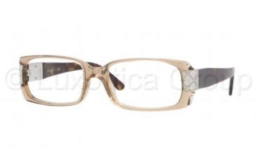Image of Versace VE 3130 Eyeglasses Styles Beaver Transparent Frame w/Non-Rx 52 mm Diameter Lenses, 767-5216