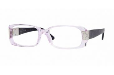 Image of Versace VE 3130 Eyeglasses Styles Pink-Transparent Frame w/Non-Rx 52 mm Diameter Lenses, 328-5216