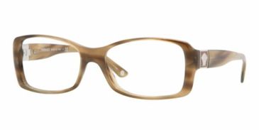 Image of Versace VE 3137 Eyeglasses Styles -  Metallic Horn Striped Frame w/Non-Rx 52 mm Diameter Lenses, 773-5216