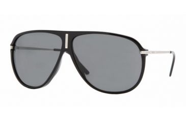 Image of Versace VE4165 SV Prescription Sunglasses Shiny Black Frame / 65 mm Prescription Lenses, GB1-87-6508