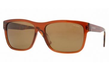 Image of Versace VE 4179 Sunglasses Styles - Light Brown Frame / Polarized Brown Lenses, 111-57-6016