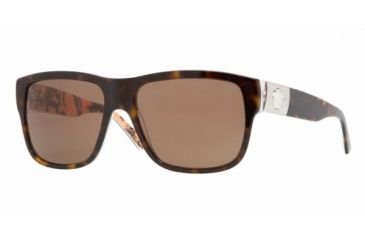 Image of Versace VE4192 Single Vision Prescription Sunglasses VE4192-890-73-5615 - Lens Diameter 56 mm, Frame Color Havana / Baroque Pea Black