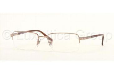 Image of Versace VE1066 Bifocal Prescription Eyeglasses 1053-5018 - Light Brown 