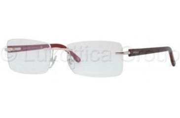 Image of Versace VE1194 Progressive Prescription Eyeglasses 1000-5217 - Silver Frame
