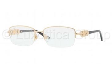 Image of Versace VE1199 Bifocal Prescription Eyeglasses 1002-5117 - Gold Frame