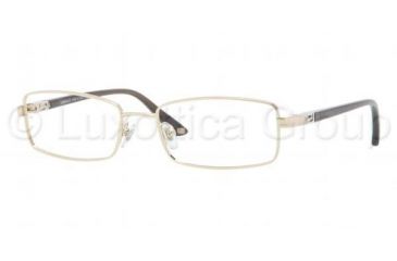 Image of Versace VE1204 Single Vision Prescription Eyeglasses 1252-5217 - Pale Gold Frame