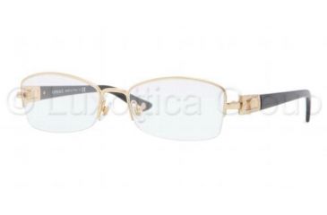 Image of Versace VE1206B Eyeglass Frames 1002-5117 - Gold Frame