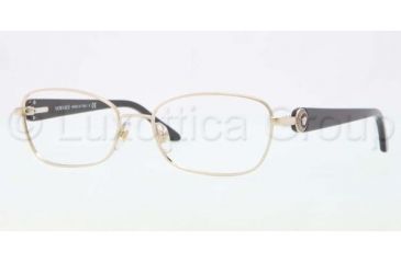 Image of Versace VE1210 Eyeglass Frames 1252-5216 - Light Gold Frame