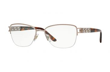 Image of Versace VE1220B Single Vision Prescription Eyeglasses 1052-52 - Copper Frame