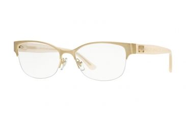 Image of Versace VE1222 Eyeglass Frames 1196-53 - Brushed Gold Frame