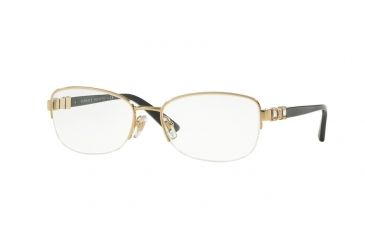 Image of Versace VE1230B Eyeglass Frames 1002-52 - Gold Frame