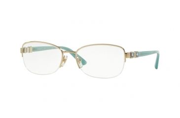 Image of Versace VE1230B Eyeglass Frames 1362-52 - Pale Gold Frame