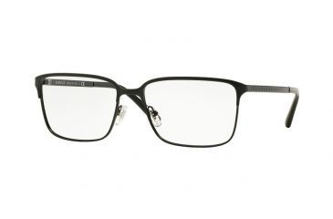 Image of Versace VE1232 Progressive Prescription Eyeglasses 1261-54 - Matte Black Frame