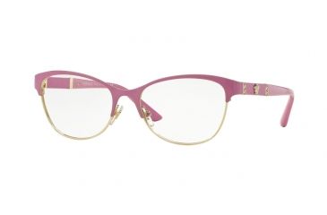 Image of Versace VE1233Q Eyeglass Frames 1368-53 - Lilac/pale Gold Frame