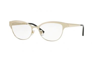 Image of Versace VE1240 Eyeglass Frames 1252-53 - Pale Gold Frame