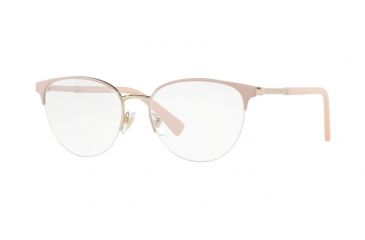 Image of Versace VE1247 Eyeglass Frames 1407-52 - Matte Pink/pale Gold Frame