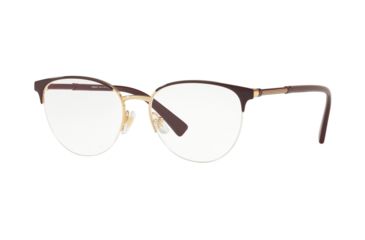 Image of Versace VE1247 Eyeglass Frames 1418-52 - Eggplant/Gold