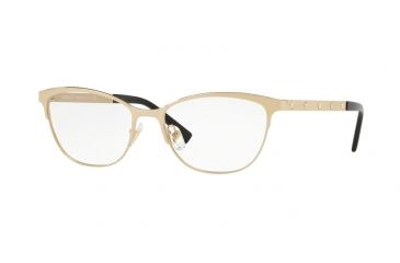 Image of Versace VE1251 Prescription Eyeglasses 1252-53 - Pale Gold Frame