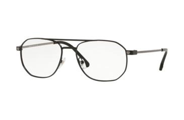 Image of Versace VE1252 Progressive Prescription Eyeglasses 1261-53 - Matte Black Frame