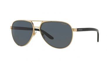 Image of Versace VE2142 Progressive Prescription Sunglasses VE2142-100281-60 - Lens Diameter 60 mm, Lens Diameter 60 mm, Frame Color Gold
