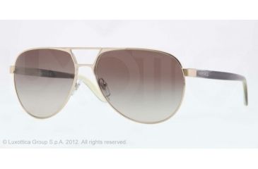 Image of Versace VE2142 Progressive Prescription Sunglasses VE2142-12528E-60 - Lens Diameter 60 mm, Lens Diameter 60 mm, Frame Color Pale Gold Green